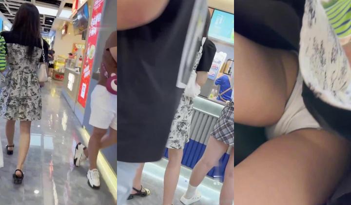 街拍抄底大神『KFC』全是青春靓妹 好看的小姐姐
