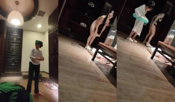 坑爹女主播【少女时代】潜入温泉洗浴会所更衣室偷拍浴客更衣超好身材少妇不遮掩袒露在外