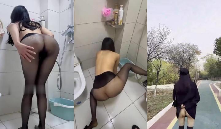 爱户外露出的大长腿美腿淫妻HN_SiYing，修长的美腿，极品少妇反差婊！终于迎来啪啪视频流出，