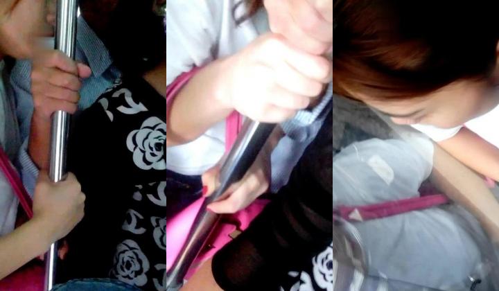 大神最新公交车冒死顶臀猥亵妹子大合集,有心没胆的狼友们赶紧看