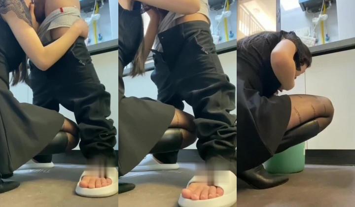 去哥哥家聚餐把他灌醉和 ️正在洗碗的模特嫂子偷情厨房搞到客厅清晰