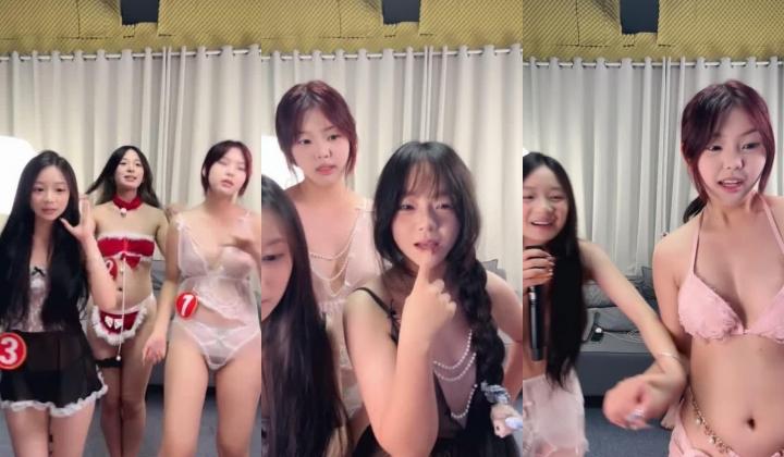 【M8女团】色情版快乐大本营 啦圈，电奶子，电臀，指压板跳绳，拔B毛 欢乐不断