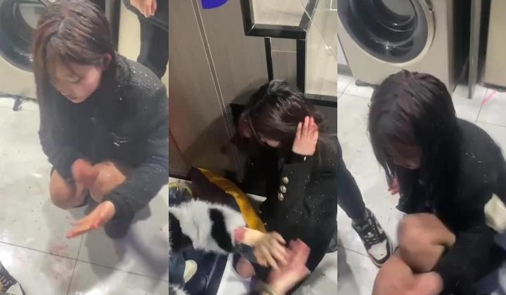 霸凌几时休南宁台球厅摆球小妹被骗到酒店扒光衣服疯狂暴打！