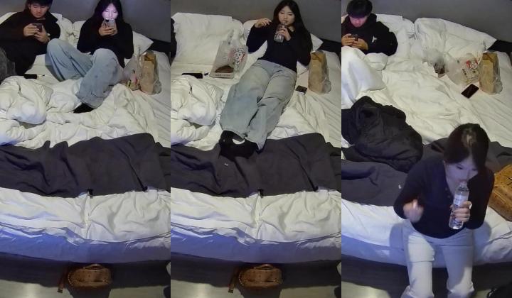 大学城民宿  无敌的邻家清纯系长发女生 被男友扣逼到发软 把男友口硬 阴唇好大 女上位到高潮