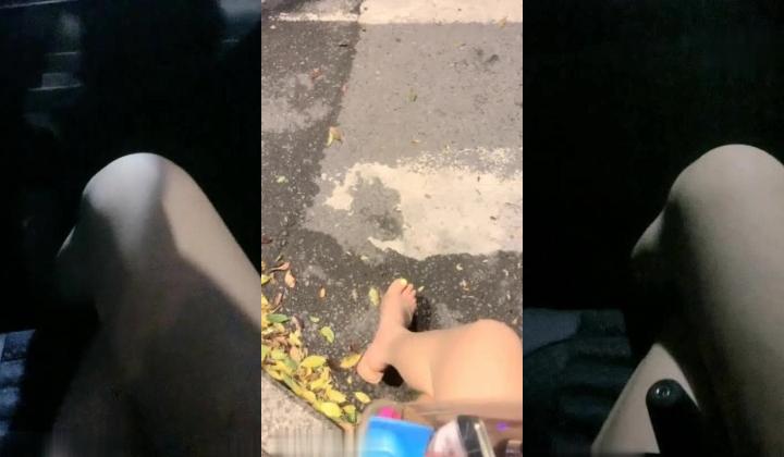【你好迷人】户外勾引主播直播回放，户外勾引陌生人，厕所打炮，户外露出自慰