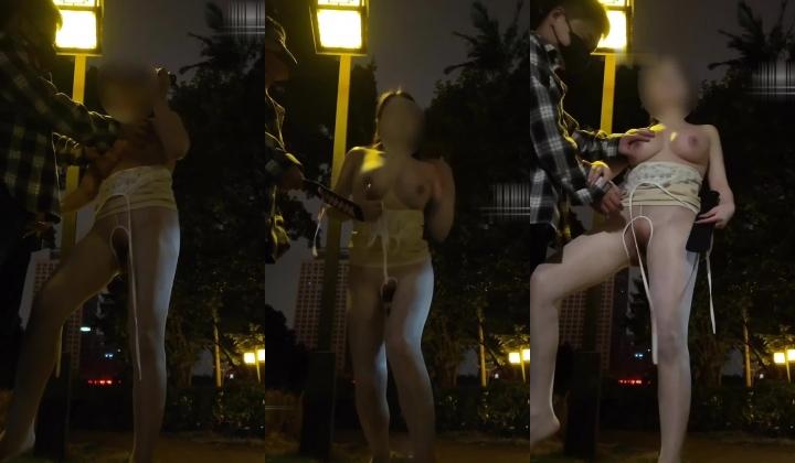 巨乳极品露出【江小凡】最新露出挑战 搭讪路人吃肉棒抠鲍鱼