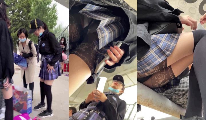 【极度稀有 ️跨年甄藏】偷拍漫展上的JK小姐姐 丝袜坐镜头无死角拍摄 白色小内内看的蠢蠢欲动 抽