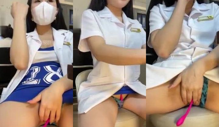️公共场所露出博主 气质骚浪医生【clinicsexy】值班室 公共场所 跳蛋发骚扣穴露奶