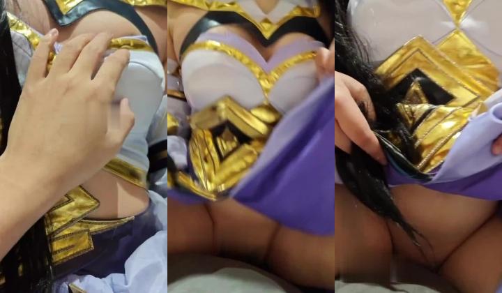 洛丽塔COS少女『季节』白丝萝莉小公主上身全攻速套装 粉嫩小穴每一下都直达花心 被操的叫爸爸
