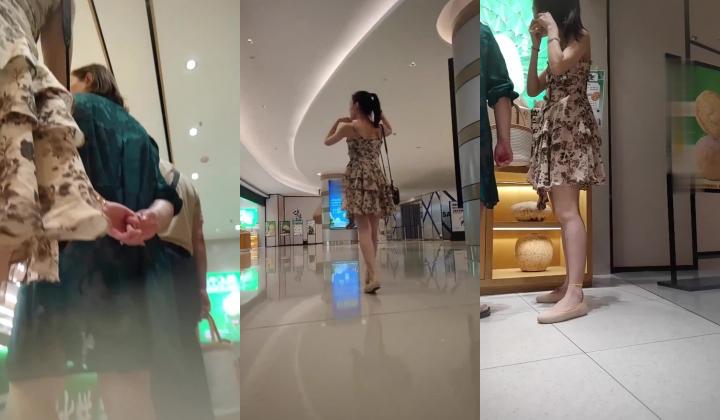 步行街拍抄底大神『KXCD』专挑年轻好看质量高的小姐姐