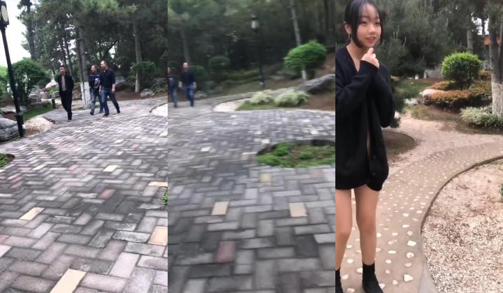 浆果儿 漏脸定制 公园露出