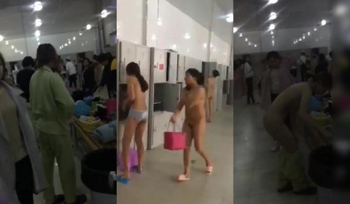 【坑闺蜜】系列大众浴池大学校园澡堂换衣室洗澡间拍个遍专挑身材有料的拍室友打炮也被拍了