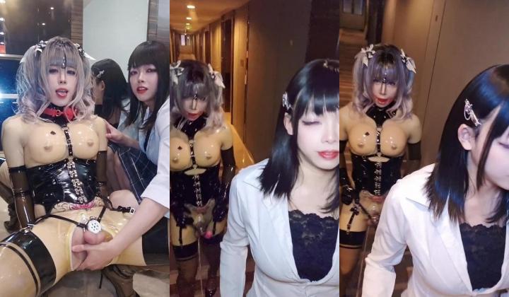 玩的很变态的极致coser，不愧是小日子，玩的就是一个行为艺术