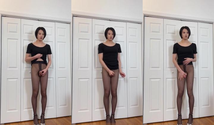 推特男娘 EliaBlaineCD小薰 一个喜欢玩露出的漂亮TS 各种变装show 穿上女装在食