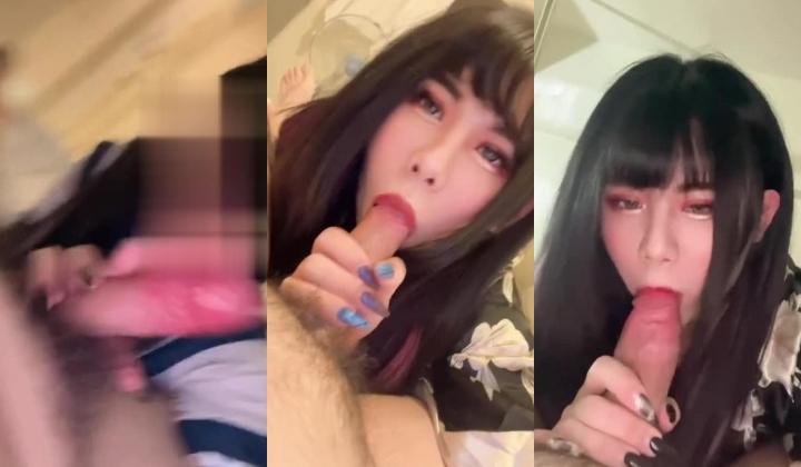 有够粗，完全放不进去，想被射在嘴边，可以来喂我吃精液吗，不小心被噎到，但好开心