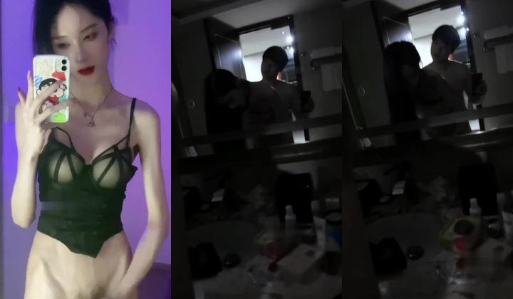变性人TG嗲奇：如此美丽的姐姐，自慰撸仙女棒产牛奶，后入淫叫，珍贵影像！