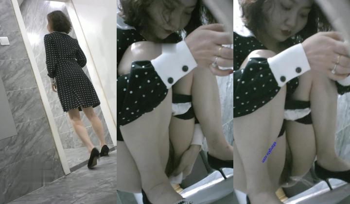 少妇控必备！商场女厕逼脸同框偸拍多位气质美女方便，穿衣打扮女人味十足