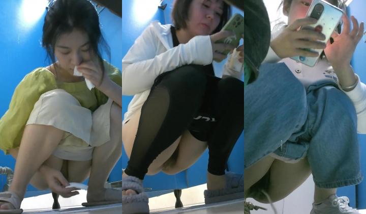 艺校蓝门女厕偷拍 ️师生尿尿校花级黄衣气质美女的无毛白虎逼