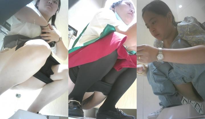 ️酒吧女厕多角度偷拍美女尿尿碎花裙妹子尿完抖几下不用擦逼