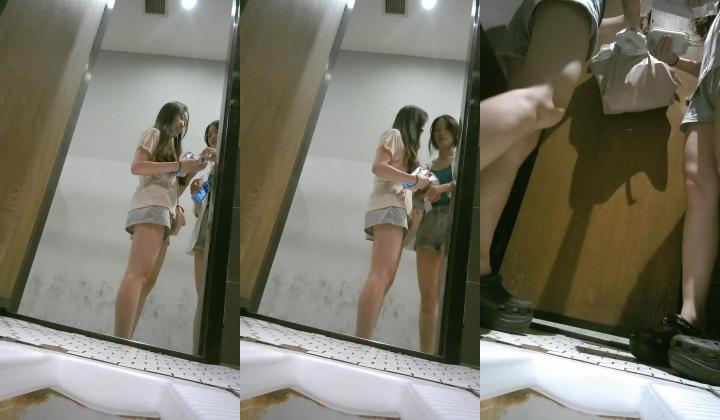 酒吧女厕高清后拍闺蜜双杀 极品牛仔短裤美女 拉粑粑