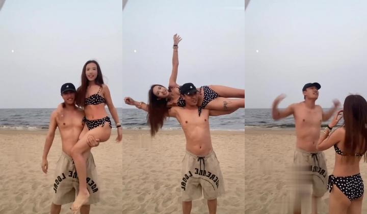 顶级美女，20万粉丝，【无名氏2027】，日常打卡旅行美照，和男友啪啪