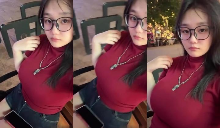 极品眼镜反差婊-椰椰蛋卷-抖音2万粉小网红,丰满BBW坦克美少女,椰子奶学生妹