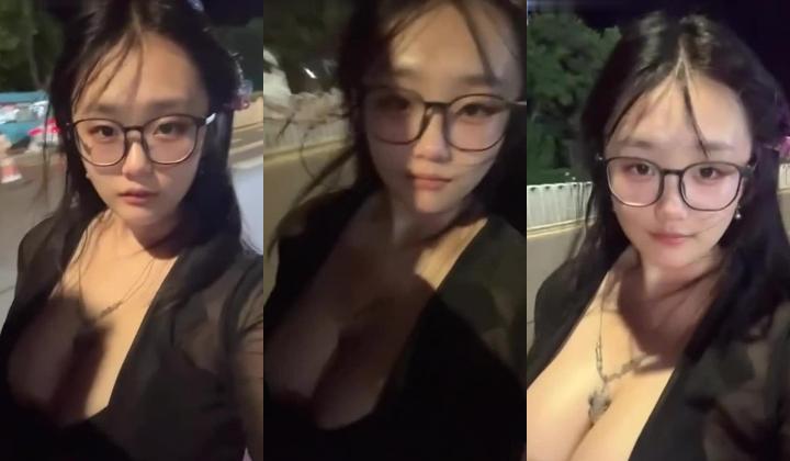 极品眼镜反差婊-椰椰蛋卷-抖音2万粉小网红,丰满BBW坦克美少女,椰子奶学生妹