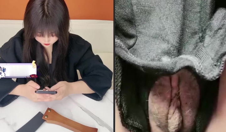精品推荐 【B站】骚气靓妹主播『百虎饭饭』正常直播时第二视角超清情趣内内露逼掰穴诱惑 人如其名还