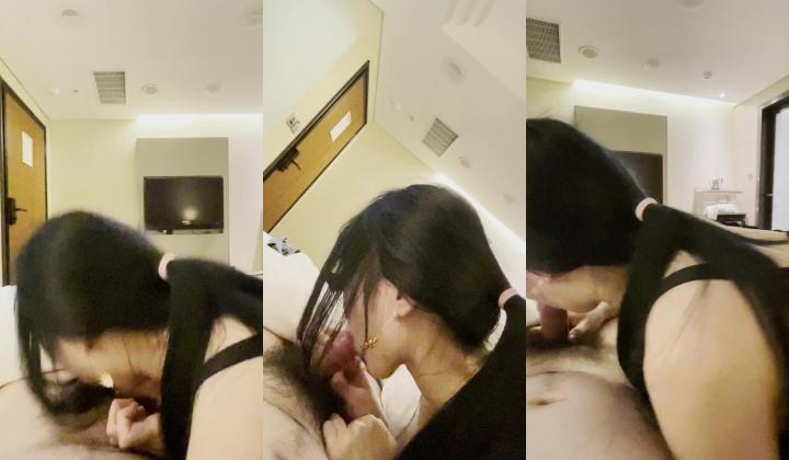 就读淡大39万粉抖音网红瞒着男友有偿约炮~可爱清纯的外表下吃肉棒如此娴熟陶醉很反差