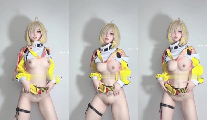 推特顶级COS【希尔薇】COS伊莱格 ️动感裸舞起飞