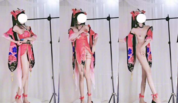 可盐可甜，百变COS，嫩妹女菩萨【沐沐酱】推特福利，裸舞道具自慰，玩屁眼玩阴洞