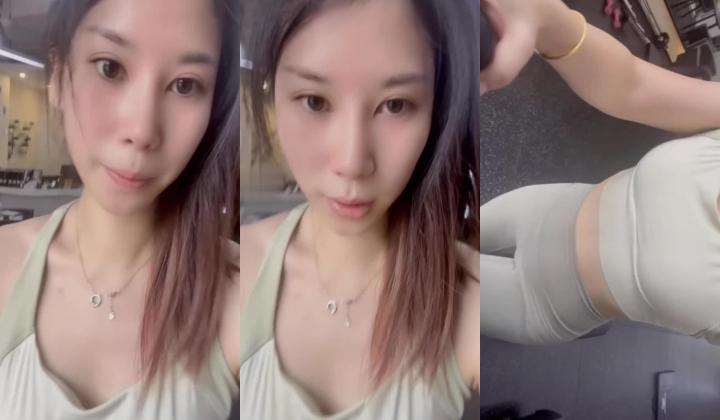 推特喜欢健身22岁气质御姐【大美美】外围土豪，剃光阴毛电影院啪啪野战道具肉棒配合各种性爱