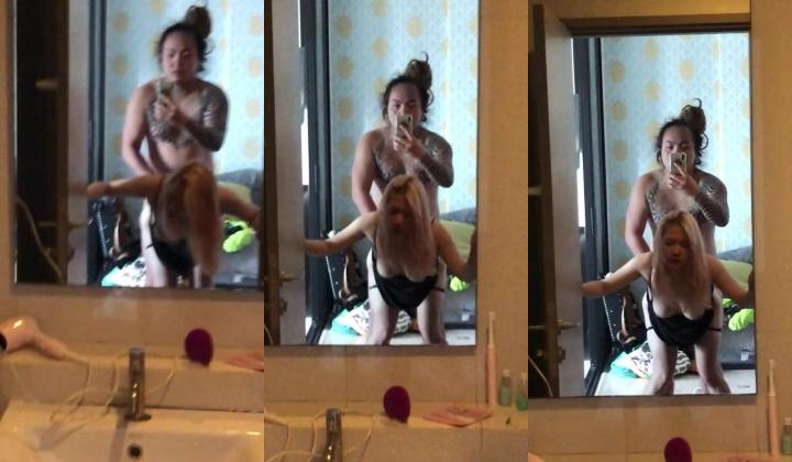 高颜清纯E奶肥臀靓妹石高慧不雅私拍 可惜了被个纹身长毛变态猪各种蹂