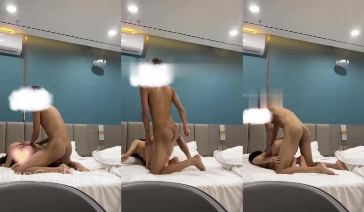 对白超淫荡，40万粉推特约炮大神【我的枪好长啊】硬朗体育生疯狂3P轮流内射反差嫩妹背后抱起爆肏