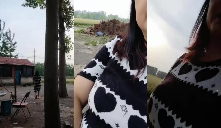 熟透了的老葱【喜欢黑人】农村骚妇巨奶肥臀~大院道具裸奔~树林啪啪