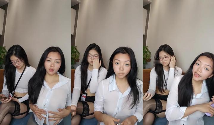 【雯雯茜茜】淫欲双学妹! 勾引技师~外卖小哥~啪啪~喷水