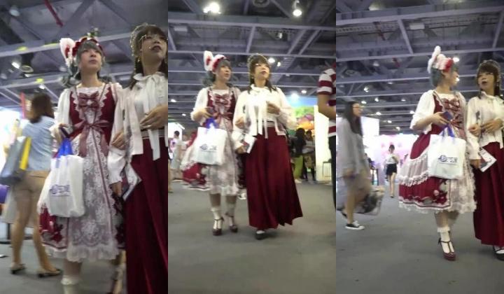 『樱之舞』漫展CD抄底偷拍Cos小姐姐系列