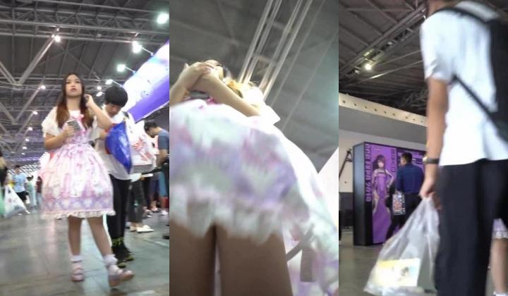 『樱之舞』漫展CD抄底偷拍Cos小姐姐系列