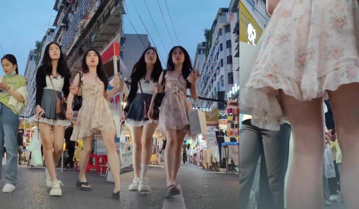 步行街拍抄底大神『KXCD』系列 专挑年轻好看质量高的小姐姐