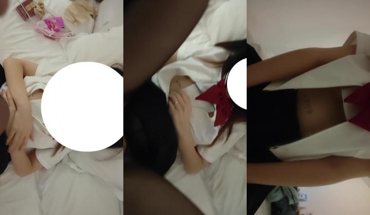 在读硕士生，推特人形母狗，可盐可甜女神【鹤酱】福利二，紫薇啪啪喝自己的尿骚话连篇
