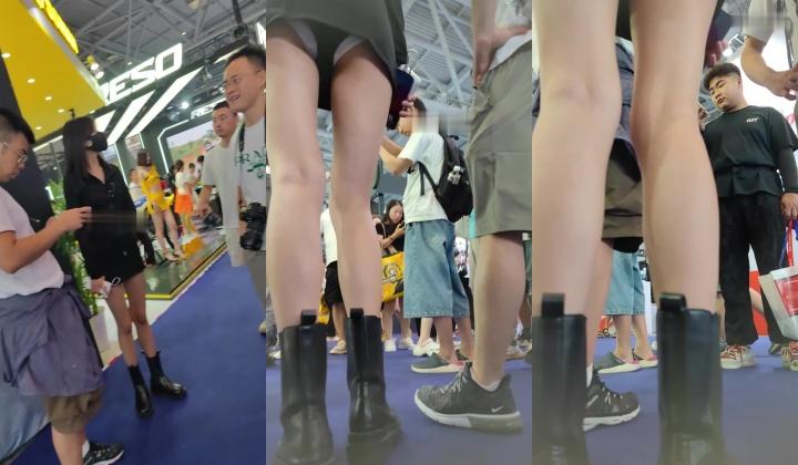 模特礼仪抄底