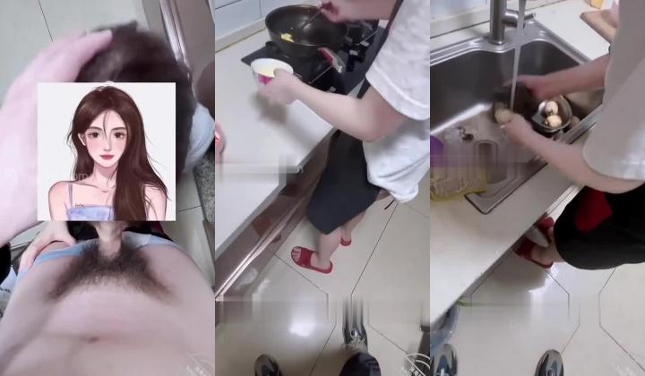 【海角 ️偷情大神】强奸少妇女邻居 跟美女邻居在厨房一边做饭一边做爱 后入激颤淫臀 精液射到她儿子的饭里补充营养