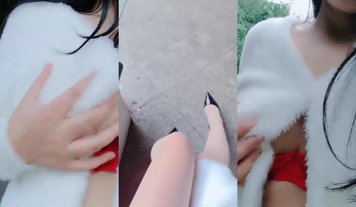 【小狐仙】眼镜御姐 巨乳美女 户外公园跳蛋道具抽插 开档丝袜大长腿插沟搭男技师 抠逼