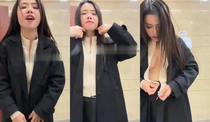 ️逆天户外主播【qingqing-ss】高颜值长腿丝袜、公园、商场餐厅大胆当着路人面裸露自慰