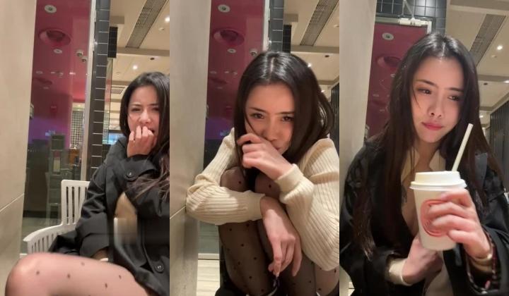 ️逆天户外主播【qingqing-ss】高颜值长腿丝袜、公园、商场餐厅大胆当着路人面裸露自慰