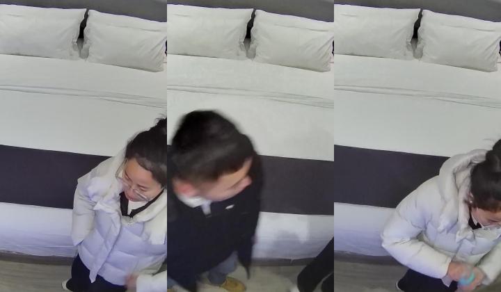 酒店针孔偷拍 ️粉色睡衣微胖小妹惹得精壮男友一炮接一炮操