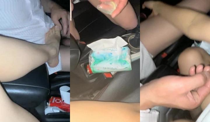 今日凌晨户外啪啪女神『一姐迷人』勾搭调戏司机大爷玩车震 差点被无套 淫语浪叫 爆乳圆挺还是那么骚