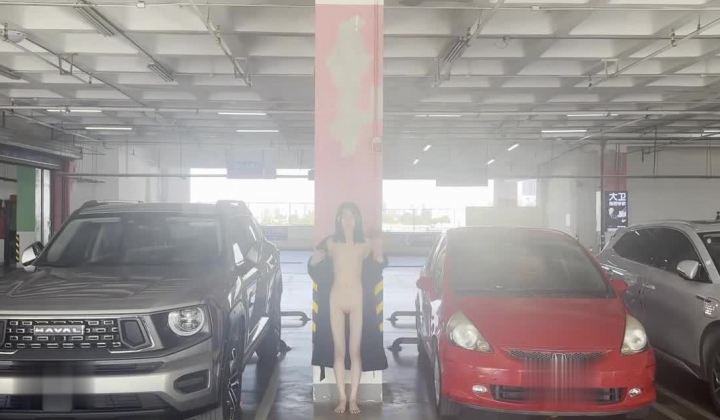 苗条文静眼镜美少女各种户外场景大胆露出，天桥，江边各种人前极限露出，人前女神 人后小狗