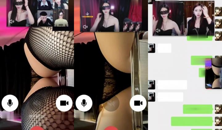 劲爆！某C女主播双视角直播 ️一边在绿色平台直播一边给榜一大哥看b，大哥的待遇就是不一样，人家还