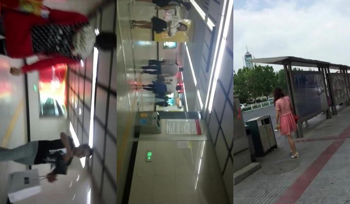 街头涂鸦达叔爆射街头路人，尾随各种美女喷射屁股、短裙、黑丝、美腿全是精液 被发现太震惊了